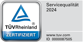 Autohaus Hubert Huber GmbH & Co. KG ist von TÜV Rheinland zertifiziert Bild mit Zertifikat von TÜV-Rheinland
